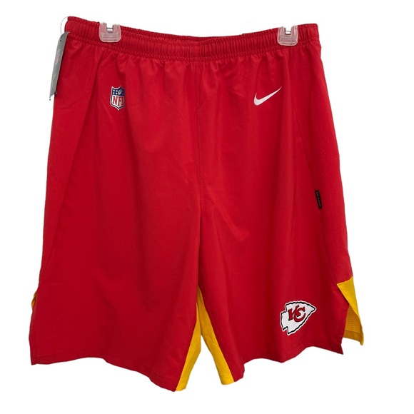 Nike Other - NFL Kansas City Chiefs Nike Dri Fit Onfield Shorts Mens Med Team Training